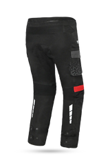 Bela Crossroad Extreme WP Pantaloni tessuto impermeabile UOMO Nero/Antracite/Rosso 