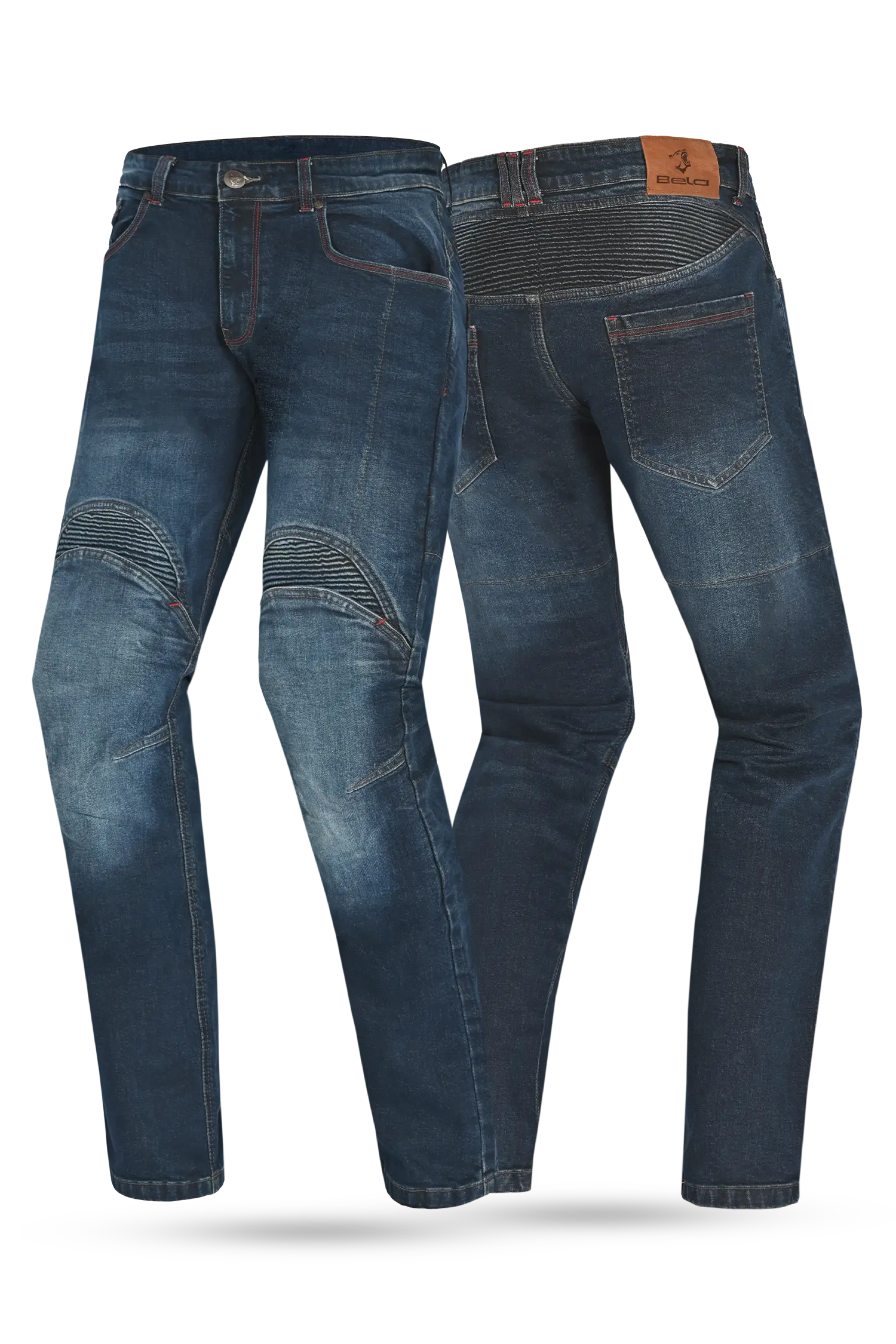 Bela Boston Jeans Moto per Uomo blu 