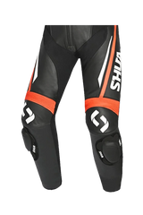 Shua Infinity Nero Arancia 1PC Tute da Moto Pelle Uomo 