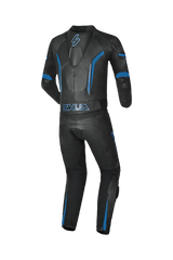 Shua Infinity Tuta Moto 2 pezzi Nero/Blu 