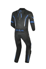 Shua Infinity Nero Blu 1PC Tute da Moto Pelle Uomo 