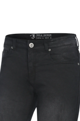 Bela Rio 32 Inseam Nero Denim jeans per moto 