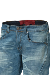 Bela Rocker Jeans Moto Uomo Azzurro 