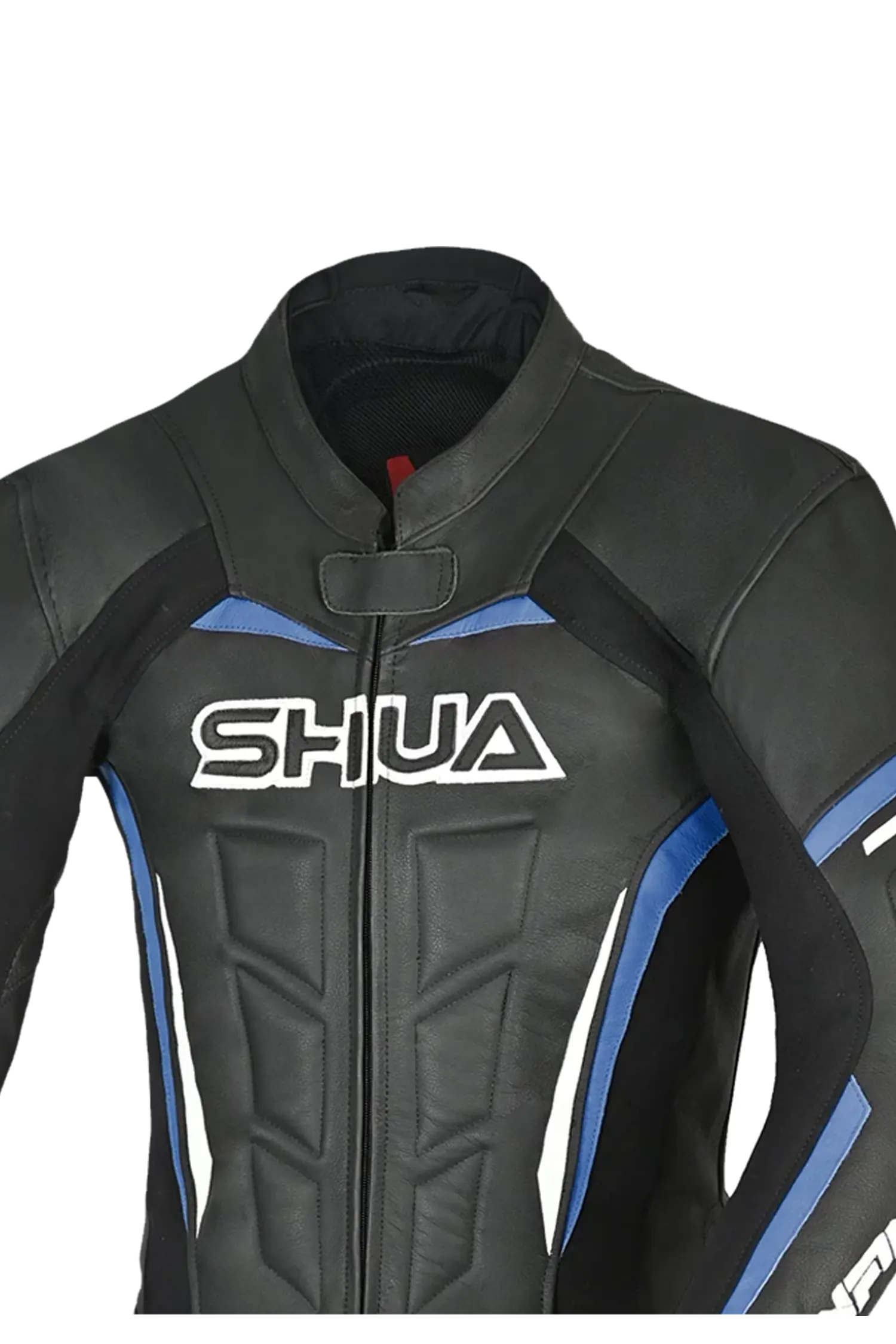 Shua Infinity Nero Blu 1PC Tute da Moto Pelle Uomo 