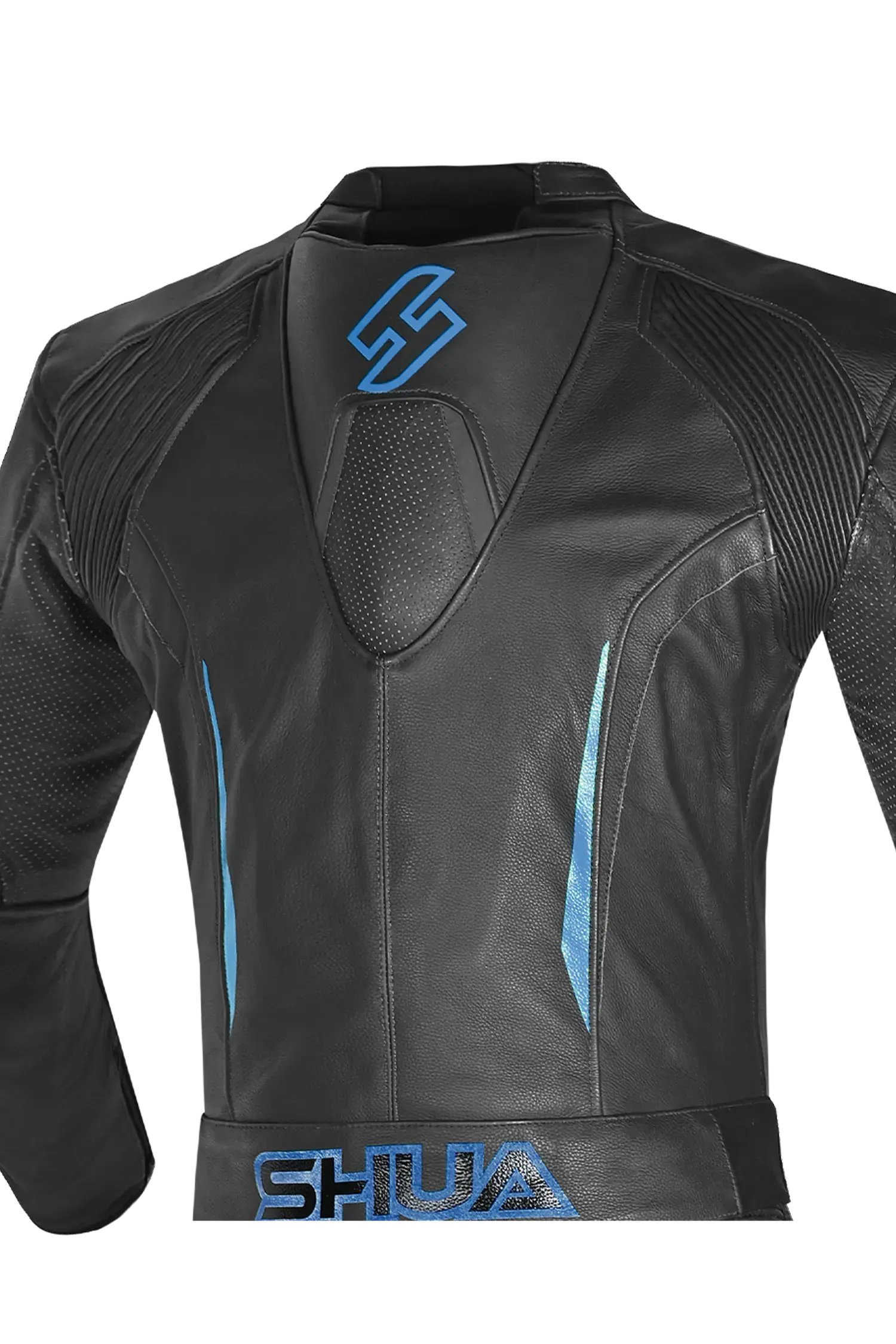 Shua Infinity Tuta Moto 2 pezzi Nero/Blu 