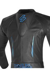 Shua Infinity Tuta Moto 2 pezzi Nero/Blu 