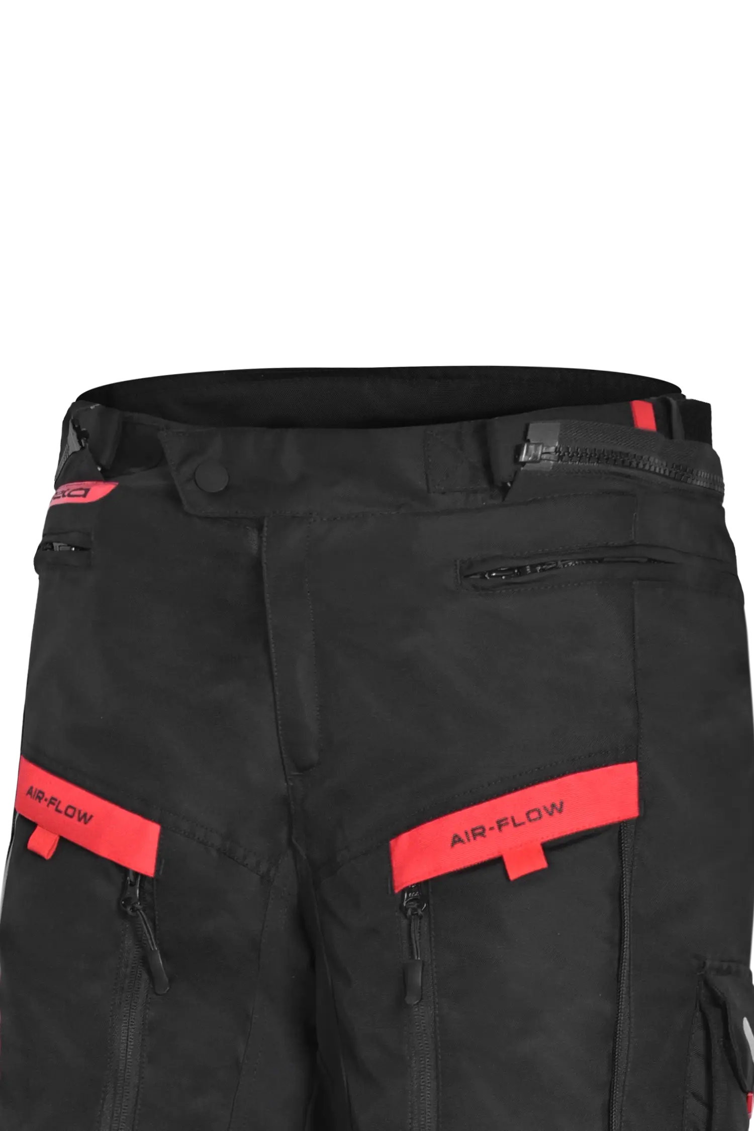 Bela Transformer Pantaloni da moto per uomo Nero/Rosso 