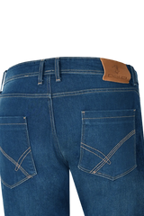 Bela Tough Rider da uomo Jeans da motociclista vintage blu 