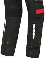 Bela Crossroad Extreme WP Pantaloni tessuto impermeabile UOMO Nero/Antracite/Rosso 