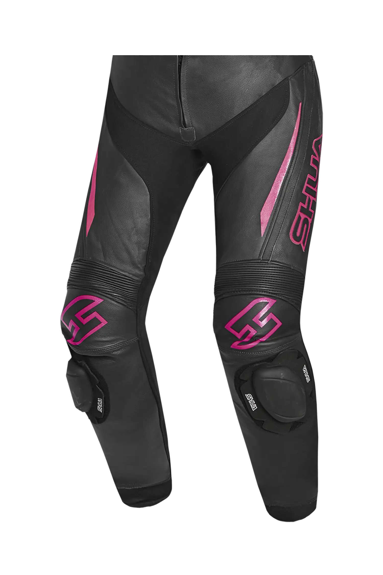 Shua Infinity Tuta Moto donna 2 pezzi Nero/fushia 