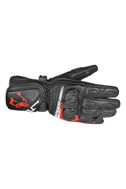 Bela Lemox Guanti para corsa nero rosso 