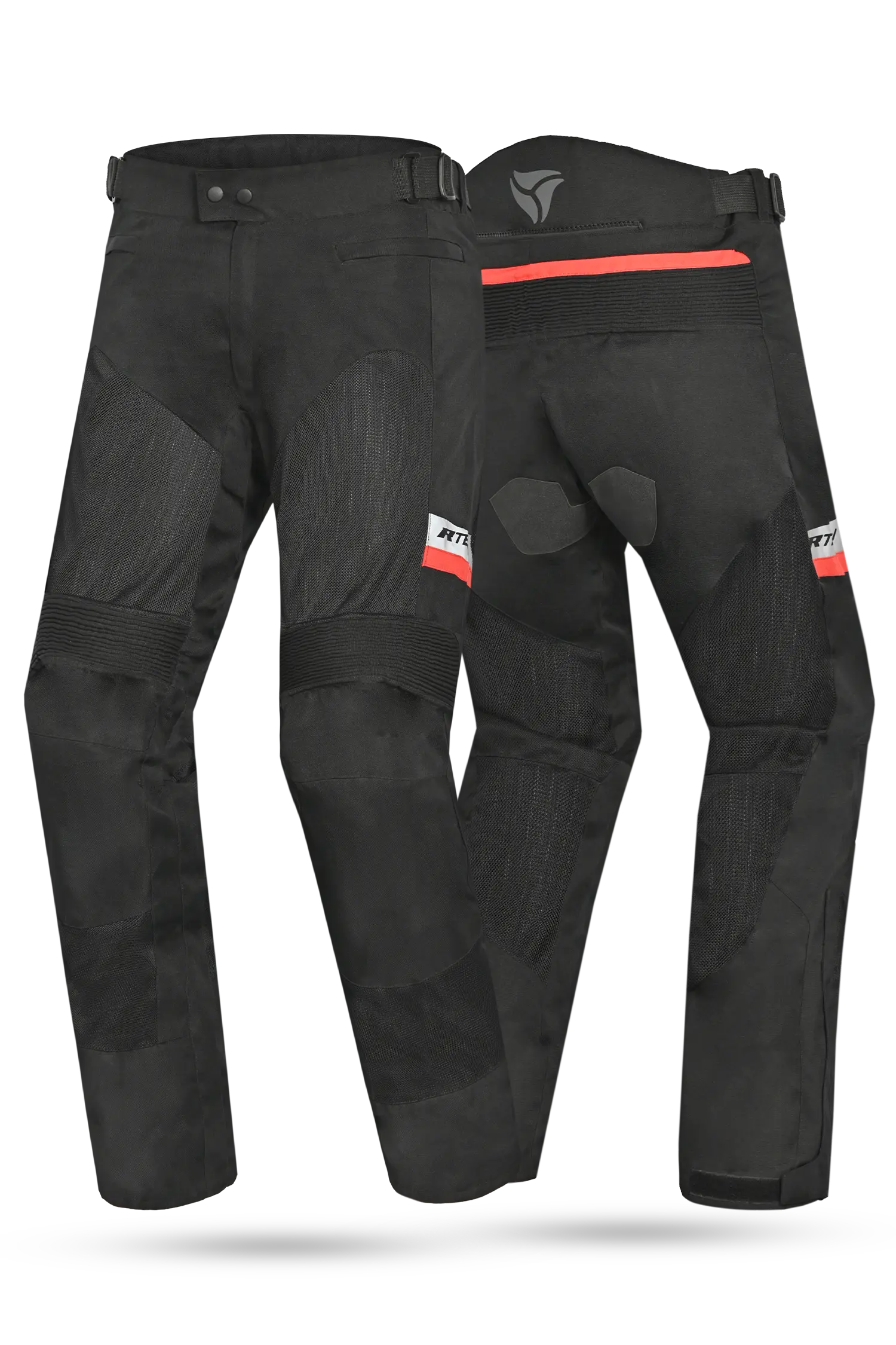 R-TECH Pantalone Textil Spiral 3/4 Touring Nero 