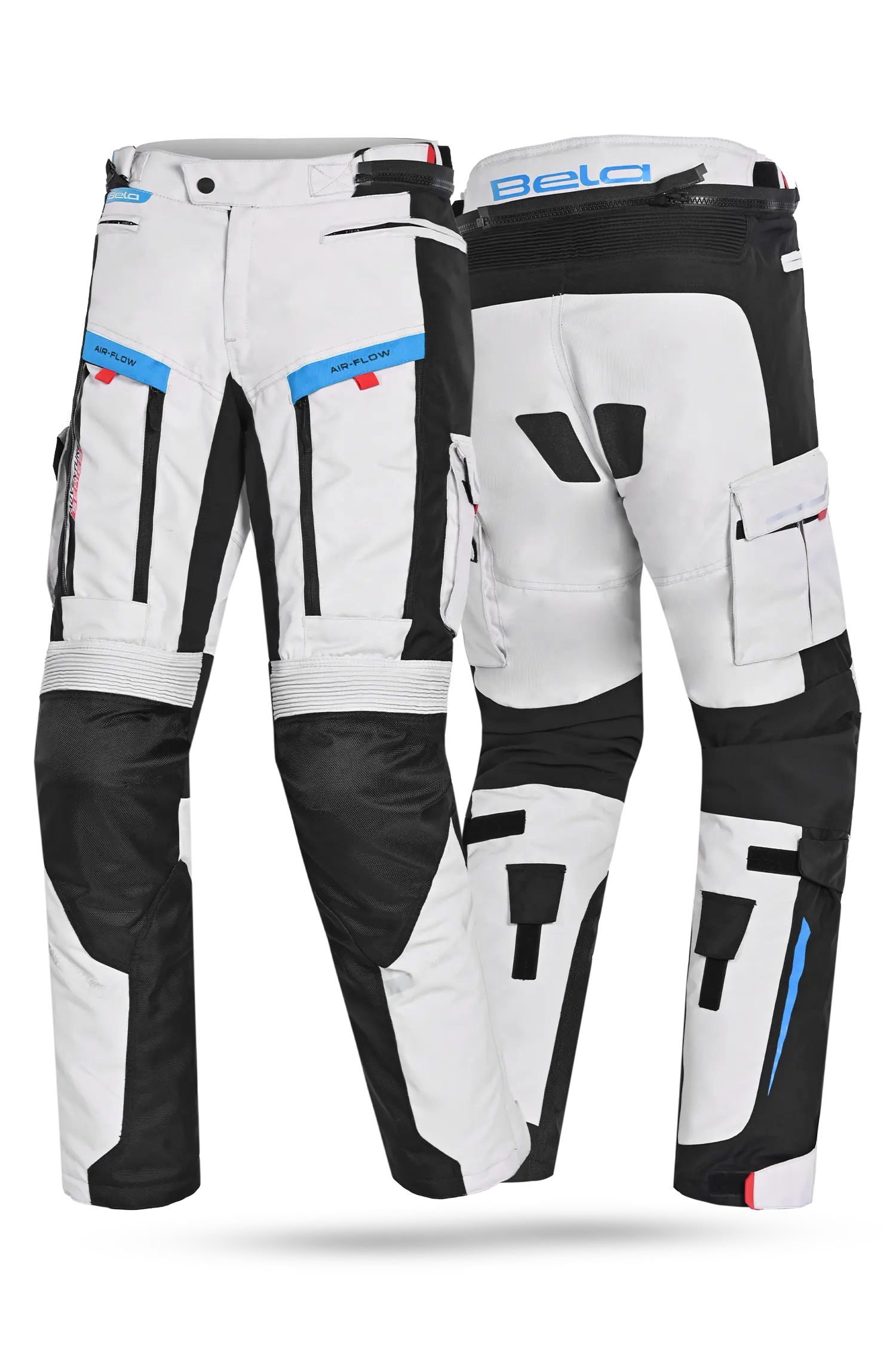 Bela Transformer Pantaloni da moto uomo Ghiaccio Nero Blu 