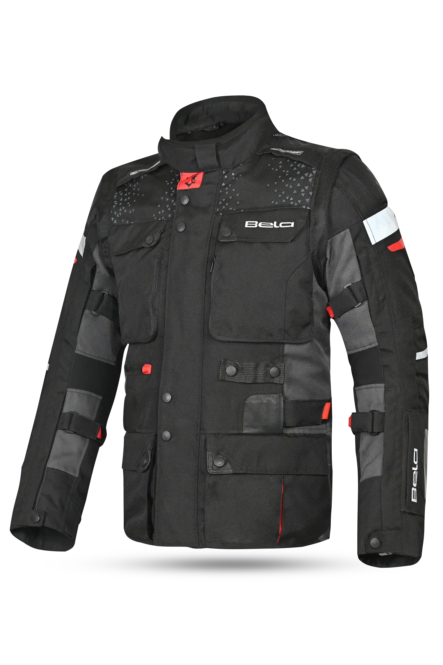 Bela Cross Road Extreme WP uomo Giacca Tre strati moto (Maniche removibili) 