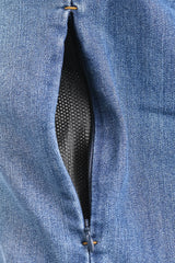 Bela Kevin (MXD-403) Jeans Moto per Uomo Blu 