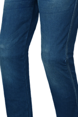 Bela Tough Rider da uomo Jeans da motociclista vintage blu 