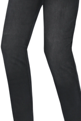 Bela Rio 32 Inseam Nero Denim jeans per moto 