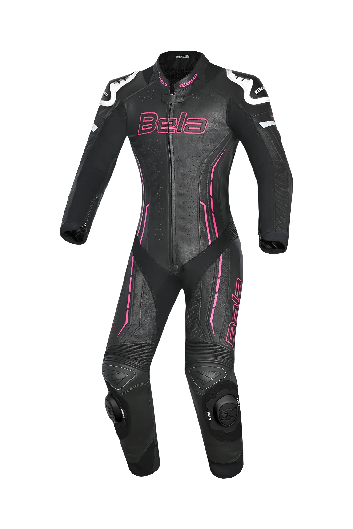 Bela Rocket Nero rosa 1PC Tute Pelle Di Canguro Mix Donna 