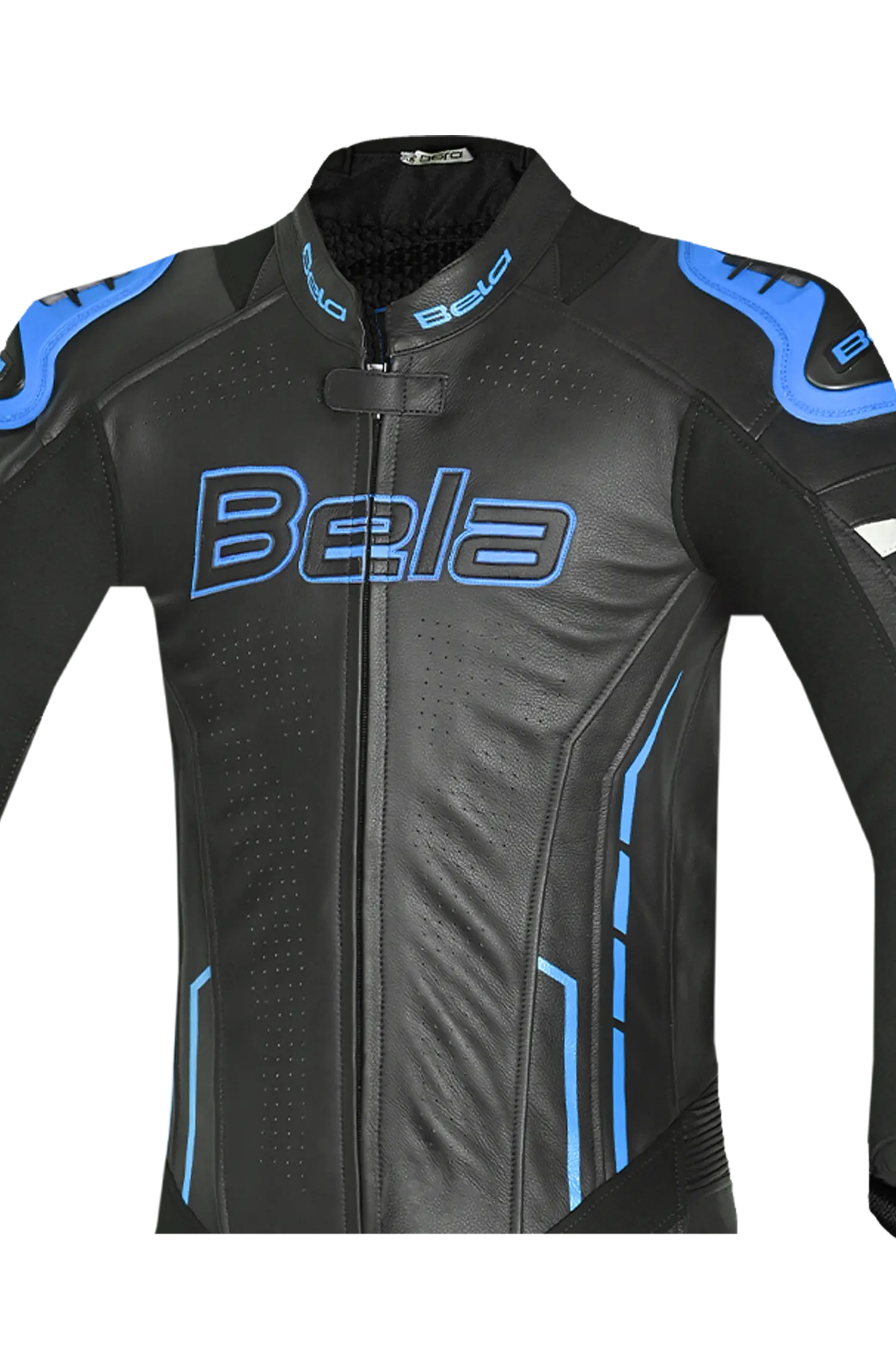 BELA-1PC tuta ROCKET MIX CANGURO NERO/Blu 