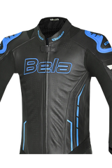 BELA-1PC tuta ROCKET MIX CANGURO NERO/Blu 