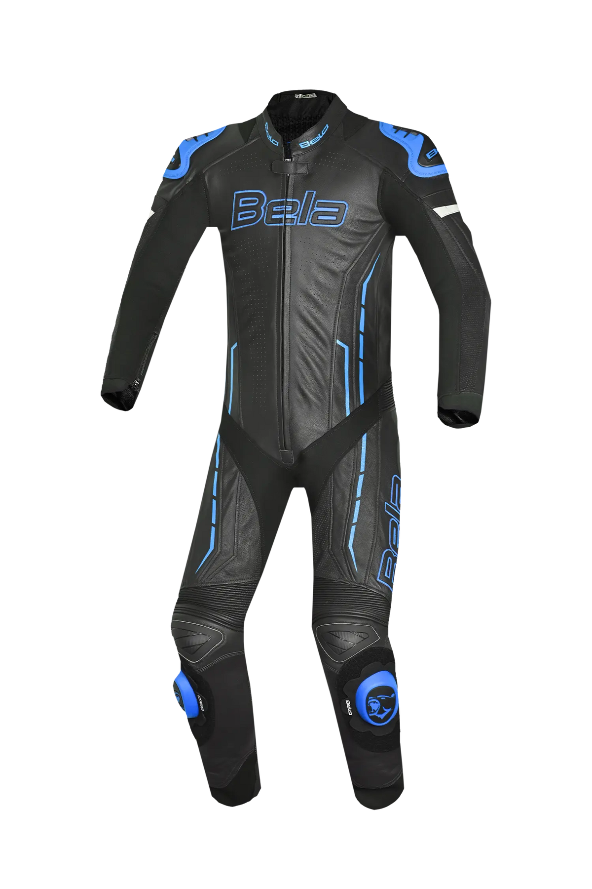 BELA-1PC tuta ROCKET MIX CANGURO NERO/Blu 