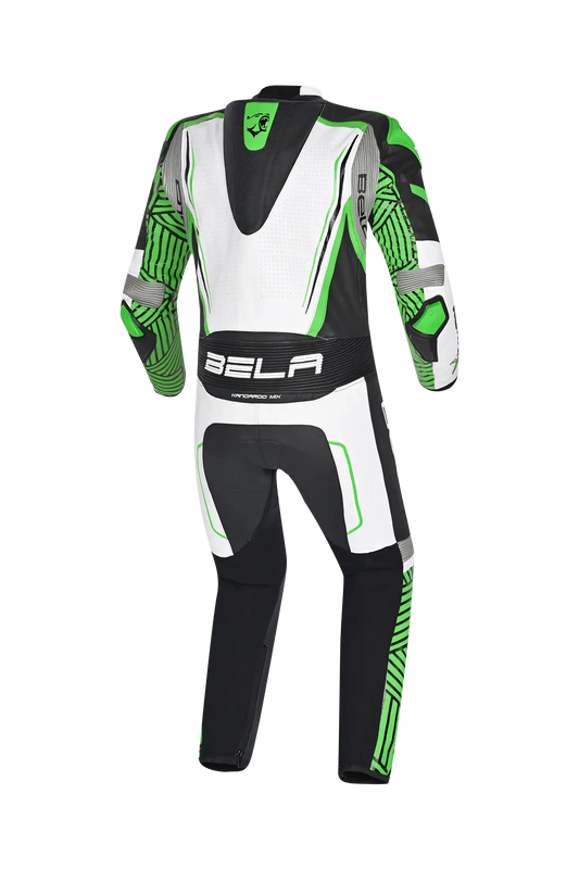 BELA NorthStar 1PC Motorcycle Racing Suits White Black Green – Yamoto.it