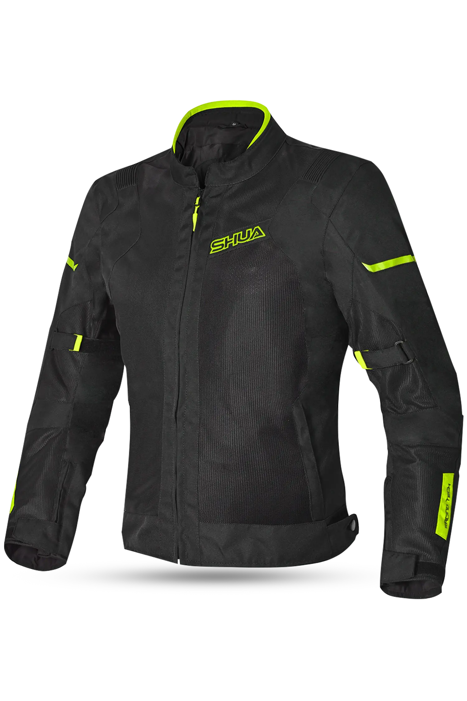 SHUA GRAVITY LITE GIACCA IN TESSUTO NERO/FLU/GIALLO  Estivo traforato Uomo 