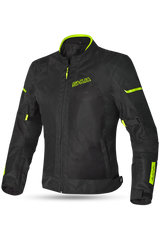 SHUA GRAVITY LITE GIACCA IN TESSUTO NERO/FLU/GIALLO  Estivo traforato Uomo 