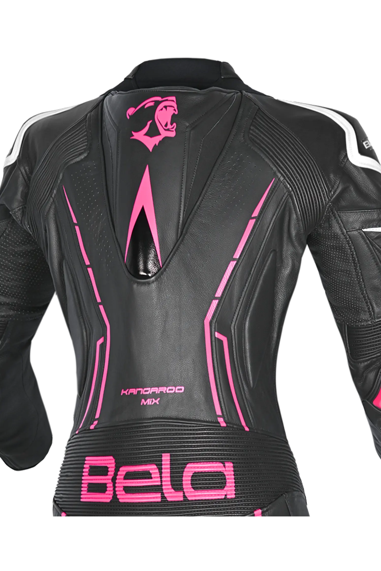 Bela Rocket Nero rosa 1PC Tute Pelle Di Canguro Mix Donna 