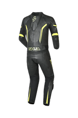 Shua Infinity Tuta Moto 2 pezzi Nero/Giallo 