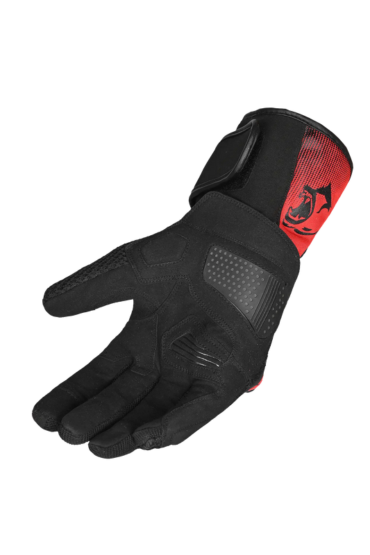 Bela Twix Donna Guanti Moto - Nero / Rosso 