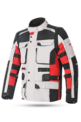 Bela Cross Road Extreme WP uomo Giacca Tre strati moto ( Maniche removibili ) 