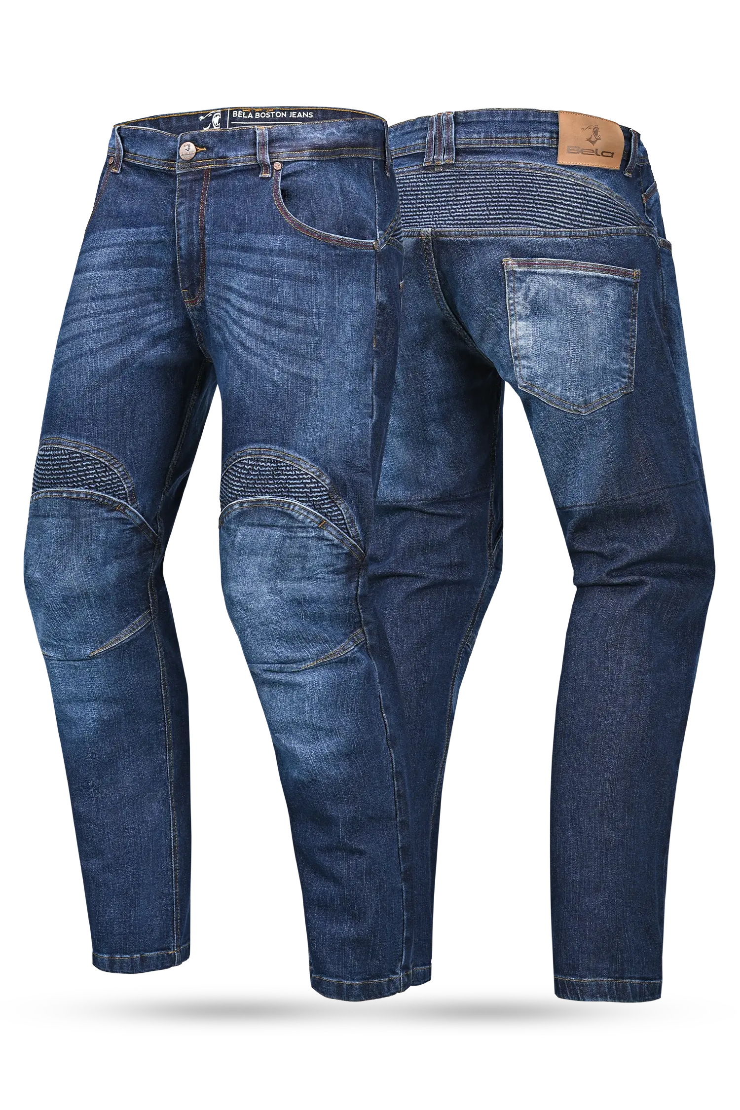 Bela Boston Jeans Moto per Uomo light blu 
