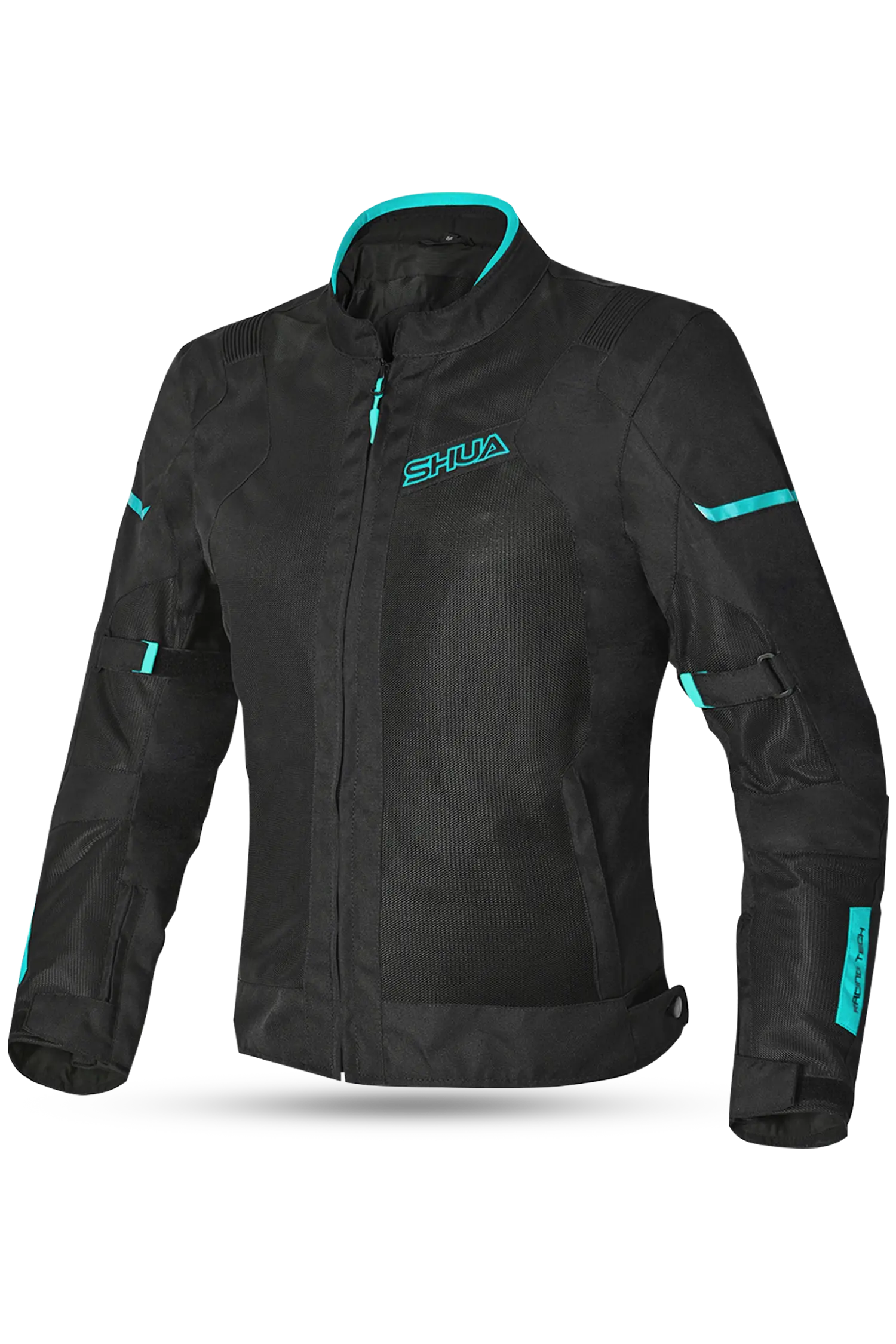 SHUA - GIACCA IN TESSUTO GRAVITY LITE NERO/TERQUISE donna Estivo traforato 