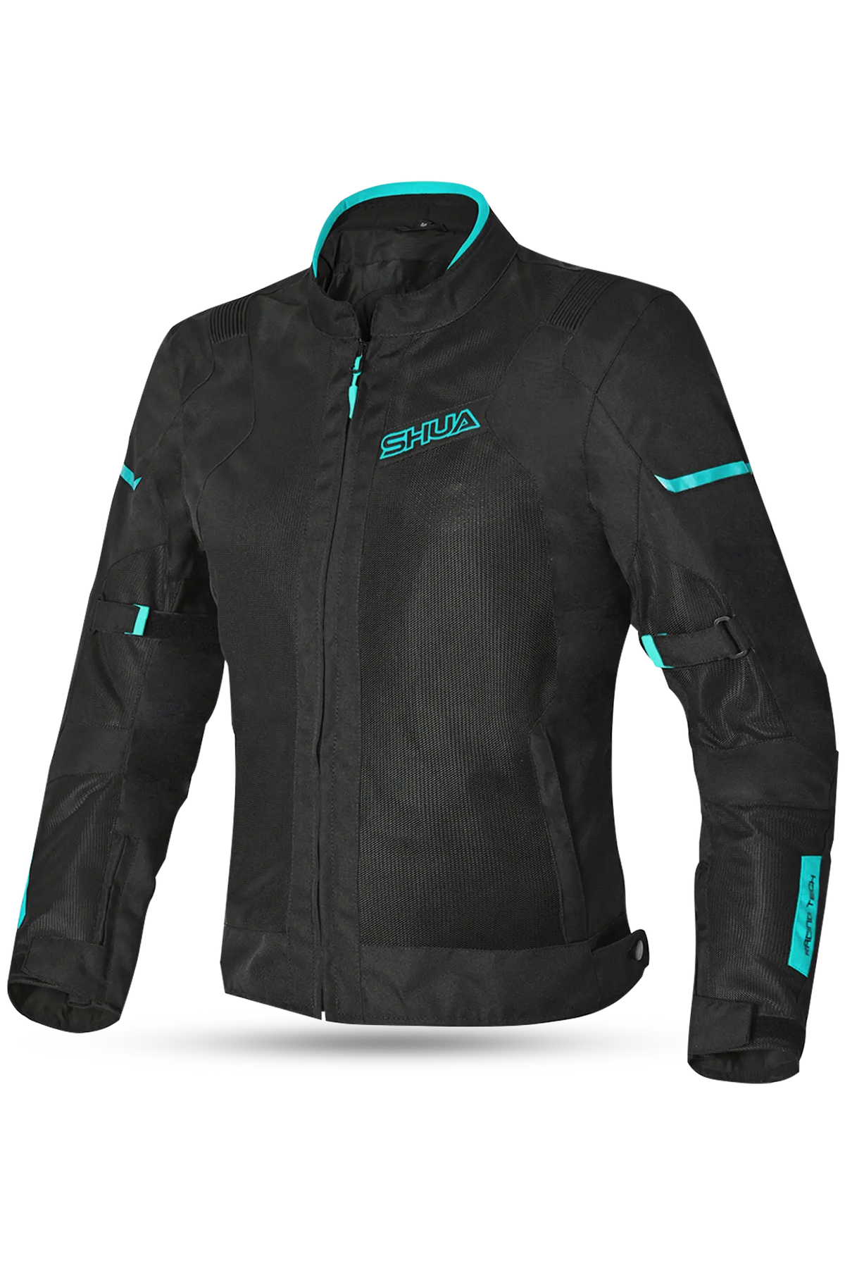 SHUA - GIACCA IN TESSUTO GRAVITY LITE NERO/TERQUISE donna Estivo traforato 