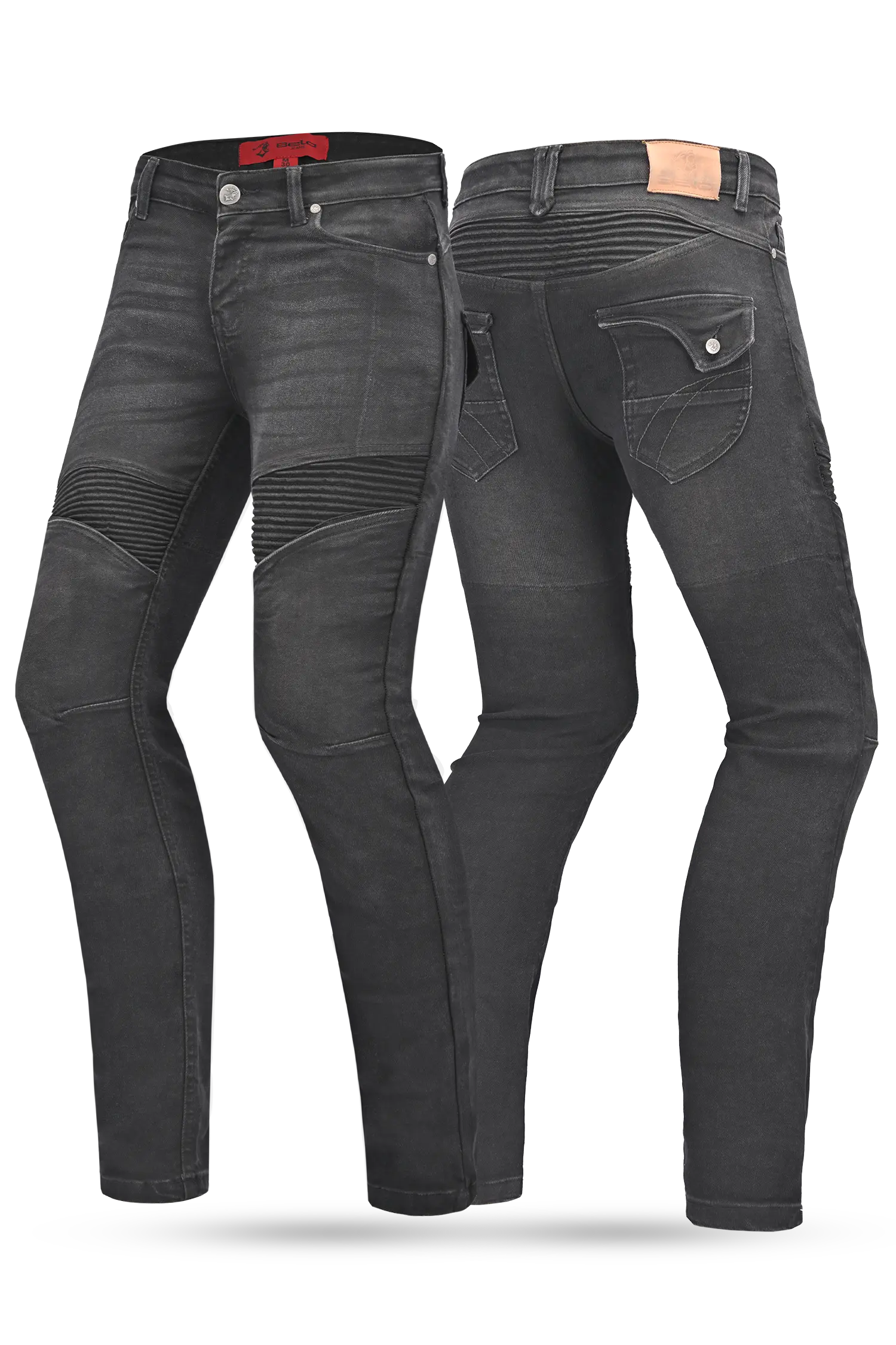 Bela Rosekin Jeans Moto per Donna Nero vaquero 