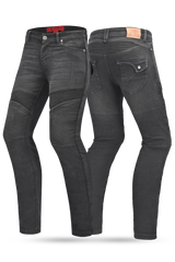 Bela Rosekin Jeans Moto per Donna Nero vaquero 