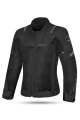 Bela Mesh Pro Estivo traforato Donna Nero in tessuto per moto 