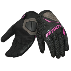 R-Tech - Ride Pro Lady Guantes Negro/Fuschia 