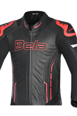 BELA-1PC tuta ROCKET MIX CANGURO NERO/ROSSO 