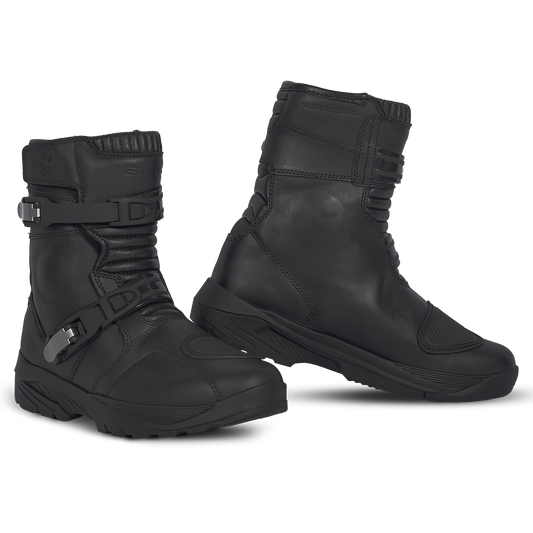 BELA JUNIOR STIVALI CORTI IN PELLE NERO