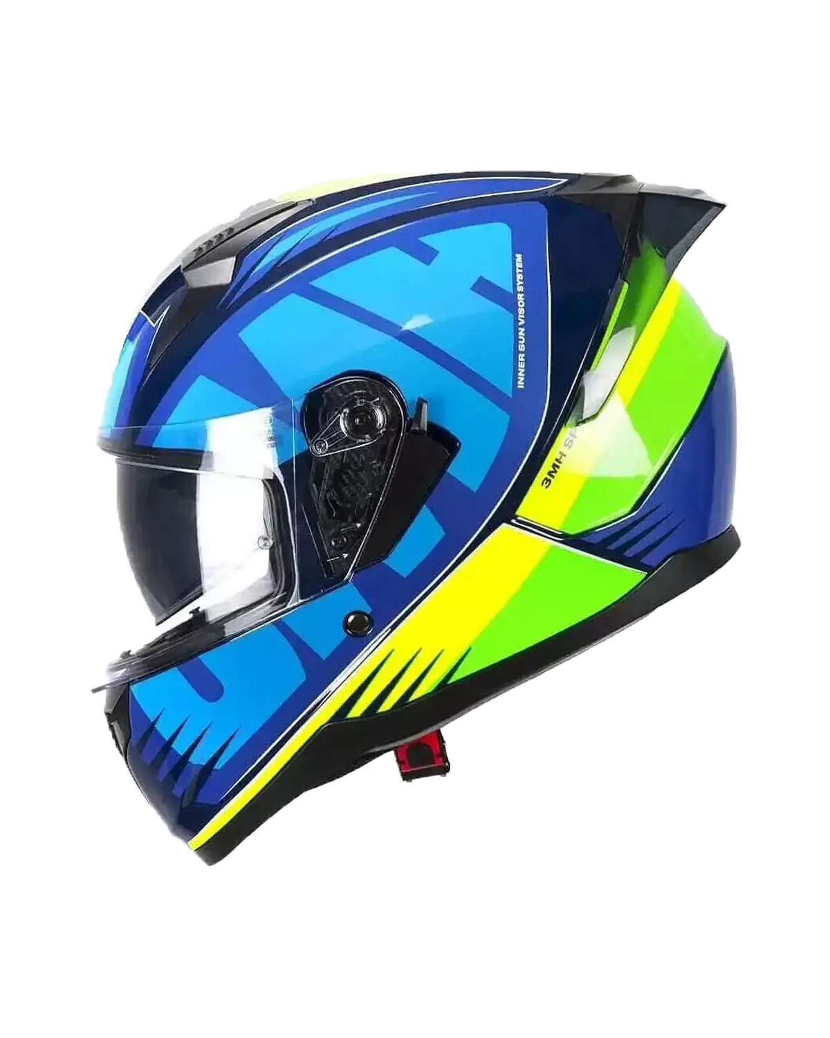 SKA-P 3MHG Speeder sport Moto Integrali Caschi Blu Giallo 
