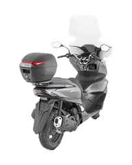 GIVI ML C30 Valigia Per Moto Nera Con Catarifrangenti Rossi 30 L 