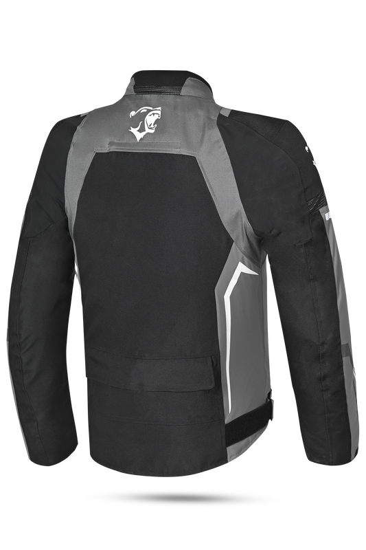 Bela Cordaniel Giacca moto Nera/Grigio scuro 