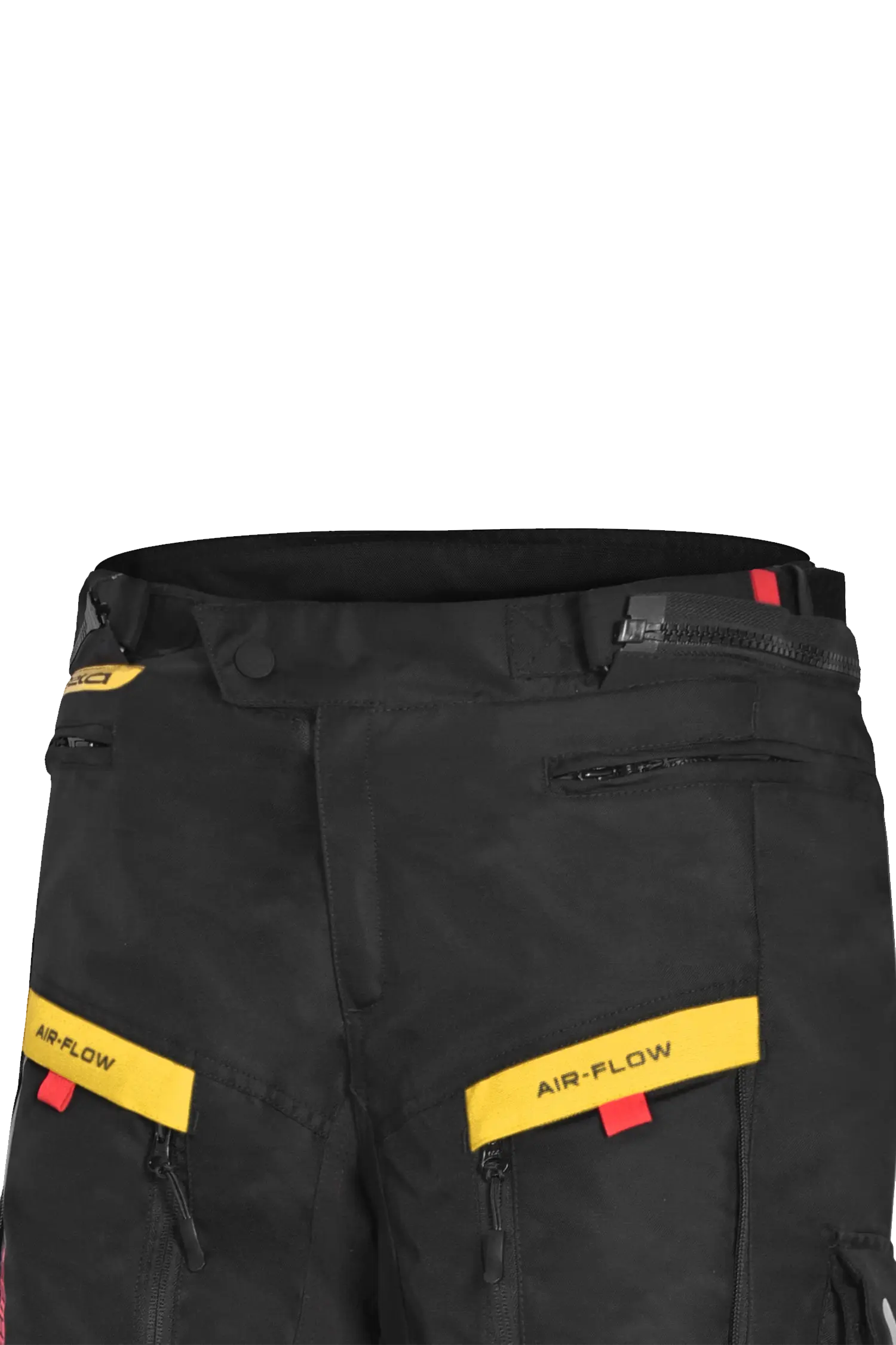 Bela Transformer Pantaloni da moto uomo Nero Giallo fluor 
