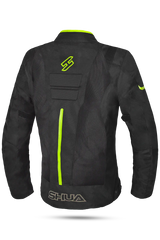 SHUA GRAVITY LITE GIACCA IN TESSUTO NERO/FLU/GIALLO  Estivo traforato Uomo 