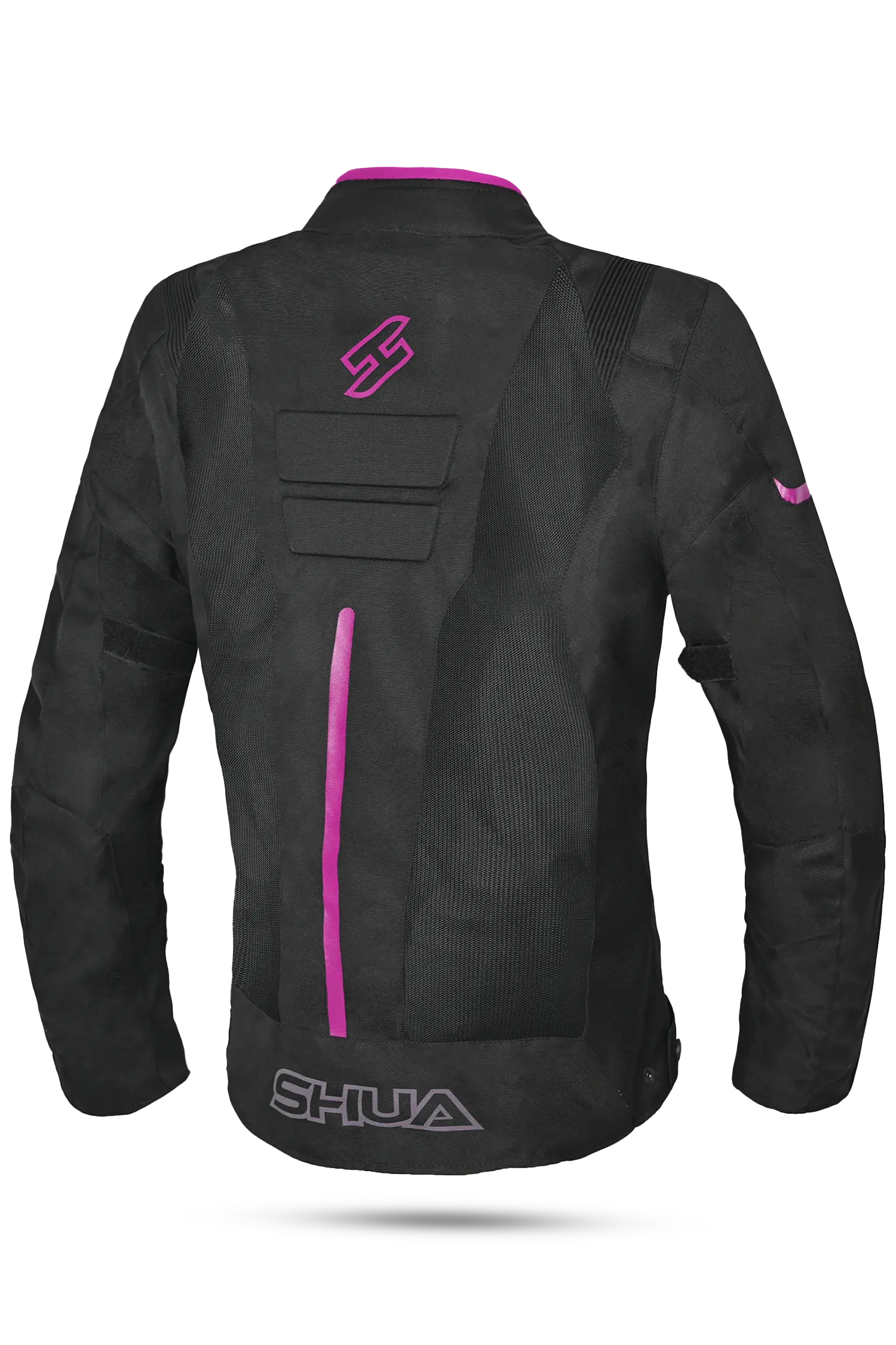 SHUA - GRAVITY LITE GIACCA IN TESSUTO DONNA NERO/FUCSIA Estivo traforato 