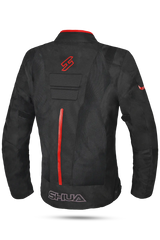 SHUA GRAVITY LITE GIACCA TESSUTO NERO/ROSSO Estivo traforato Uomo 