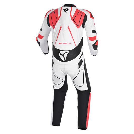 R-TECH TUTA 1PC RISING STAR UOMO BIANCO/ROSSO/NERO