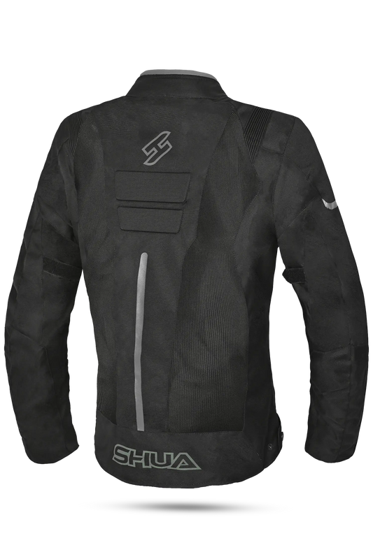 SHUA GRAVITY LITE GIACCA IN TESSUTO NERO/GRIGIO Estivo traforato Uomo – Yamoto.it